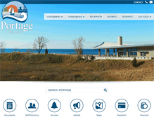 Tablet Screenshot of ci.portage.in.us
